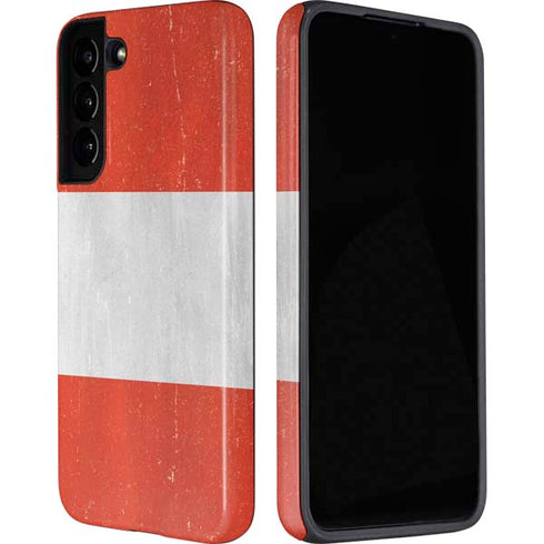 Distressed Austria Flag Galaxy S22 Pro Case